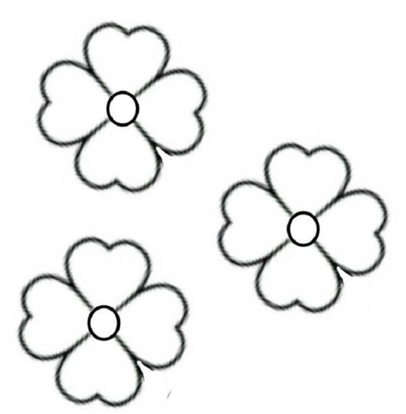 Маленькие цветы для срисовки