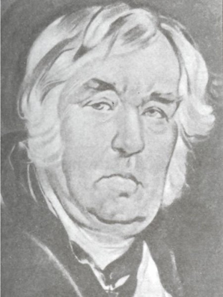 Иван Андреевич Крылов портрет чб