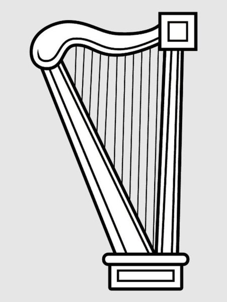 Арфа карандашом