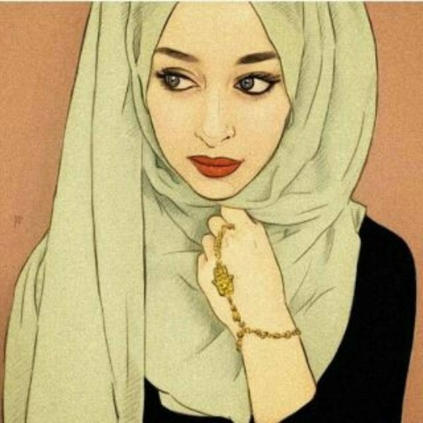 Портрет девушки в хиджабе