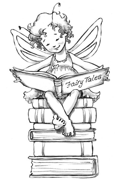 Книга сказок раскраска