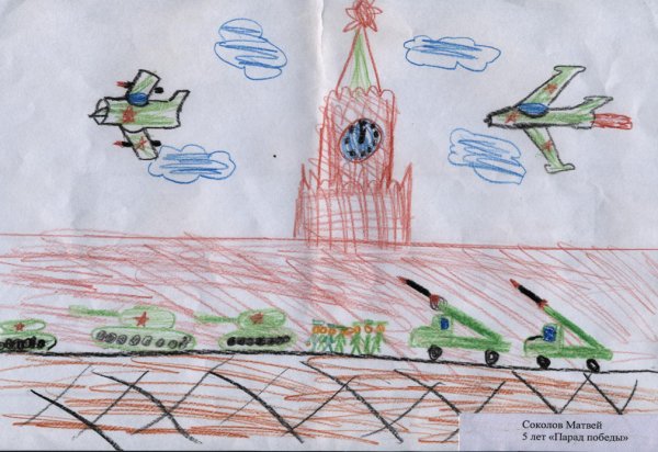 Куйбышев парад Победы рисунки