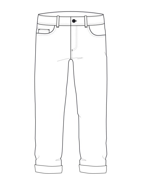 Рисование брюк