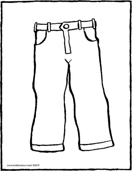 Трафарет на джинсы