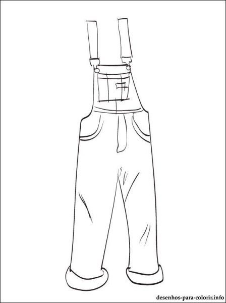 Технический эскиз шорт