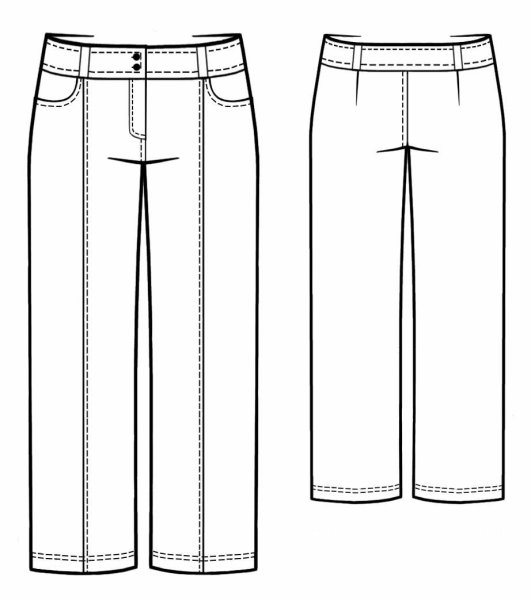 Брюки раскраска