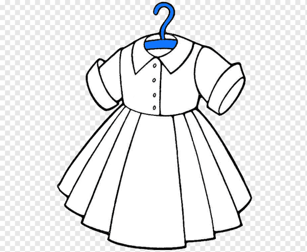 Раскраски красивые платья