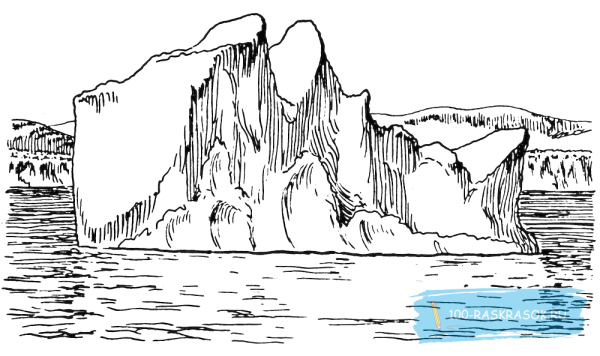 Скала раскраска