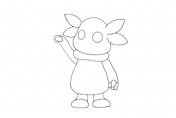 Лунтик для рисования