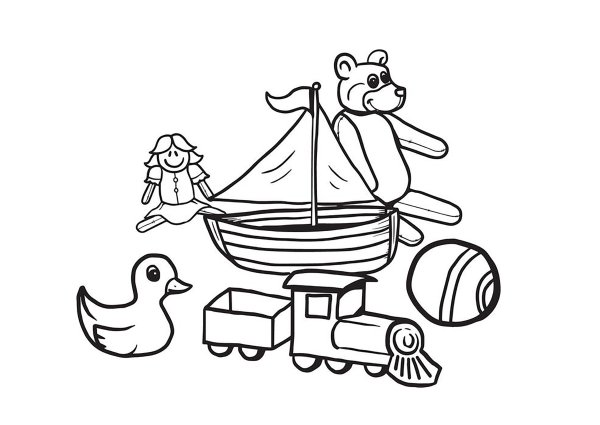 Юла рисунок