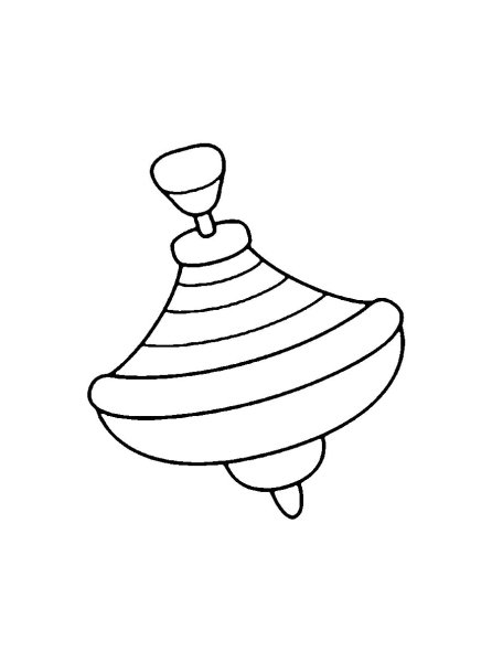 Юла игрушка раскраска