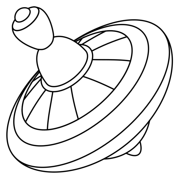 Юла игрушка раскраска