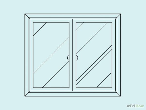 Окно карандашом