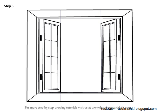 Окно раскраска для детей