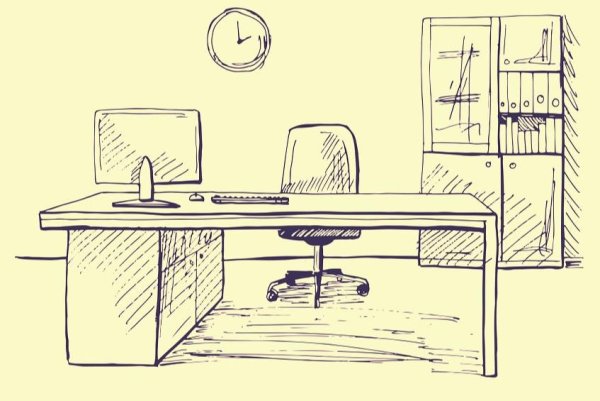 Зарисовка рабочего места