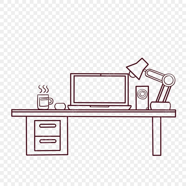 Наброски людей за компьютером