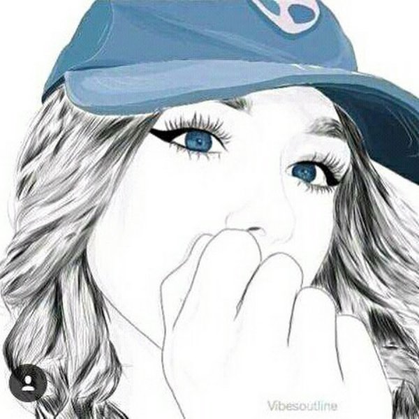 Нарисовать девушку в кепке