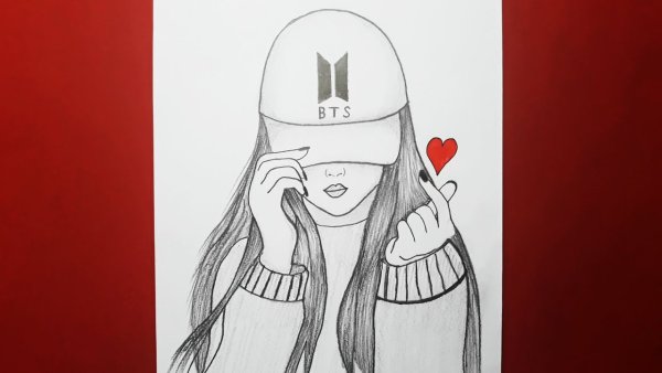 Рисунки для срисовки легкие для девочек