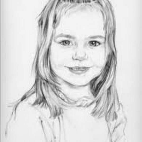 Портрет ребёнка набросок