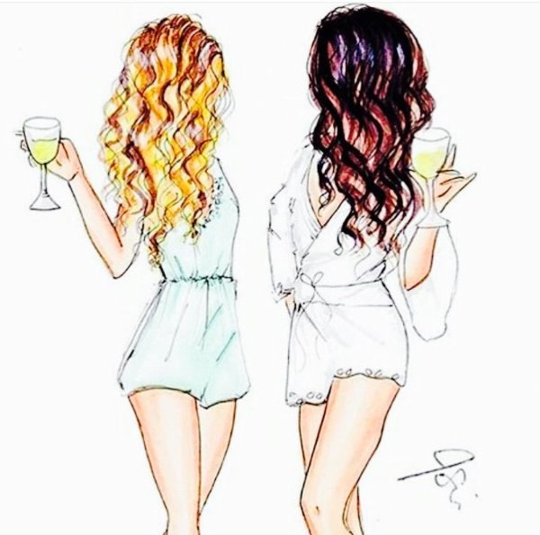 Рисунки для друзей легкие для срисовки