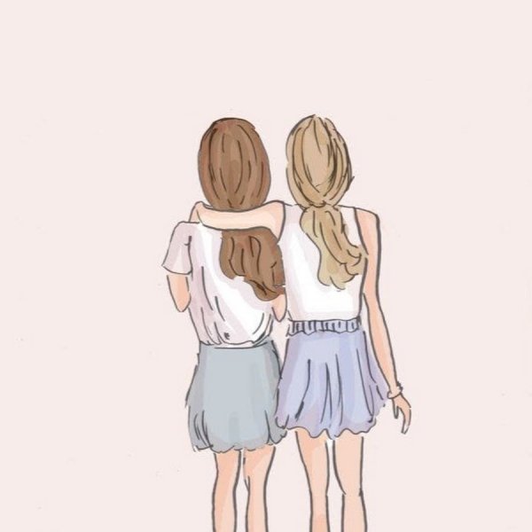 Рисунки на др подруге