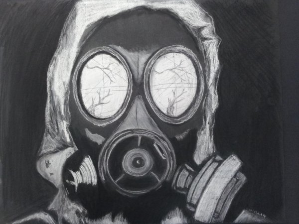 Противогаз рисунок