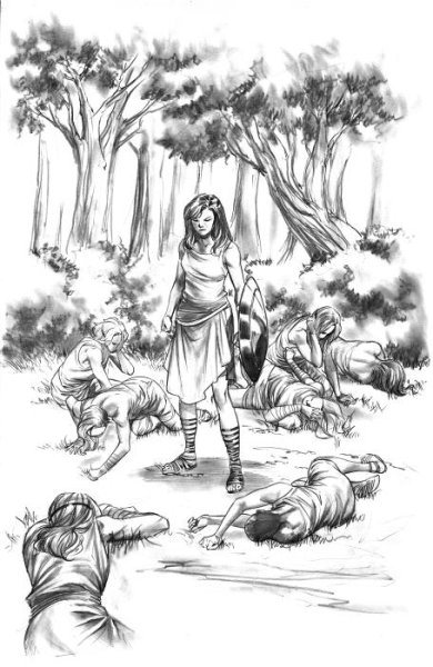 Девушка воин