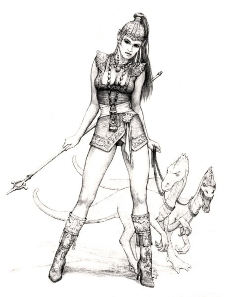 Борис Валеджио женщины воительницы