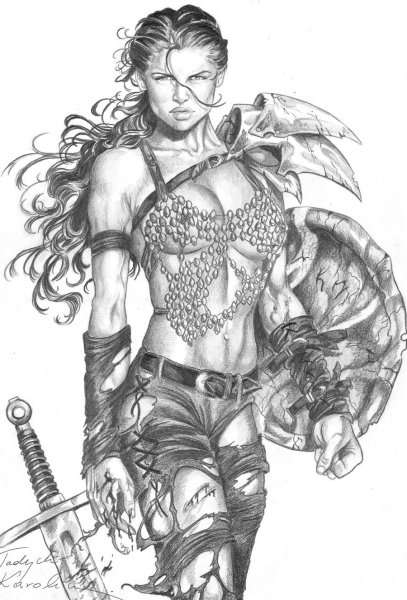 Эскизы рисунков фэнтези