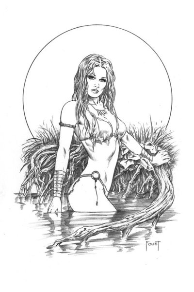 Девушки амазонки рисунки карандашом