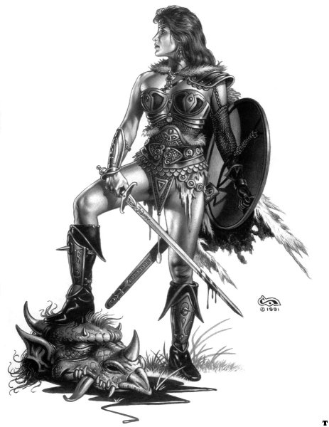 Валькирия эскиз