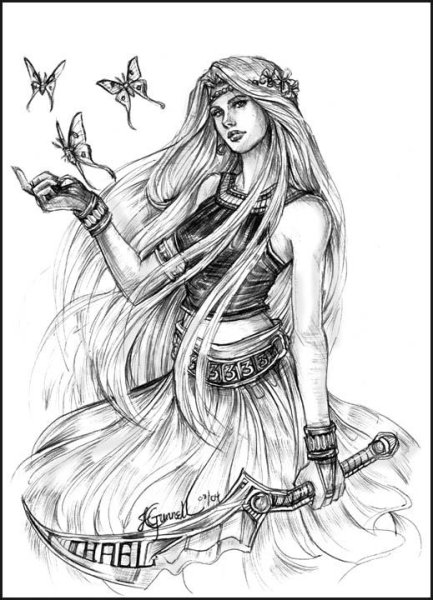 Зена Королева воинов раскраска