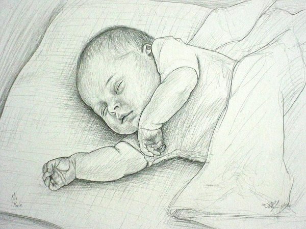Зарисовки младенцев