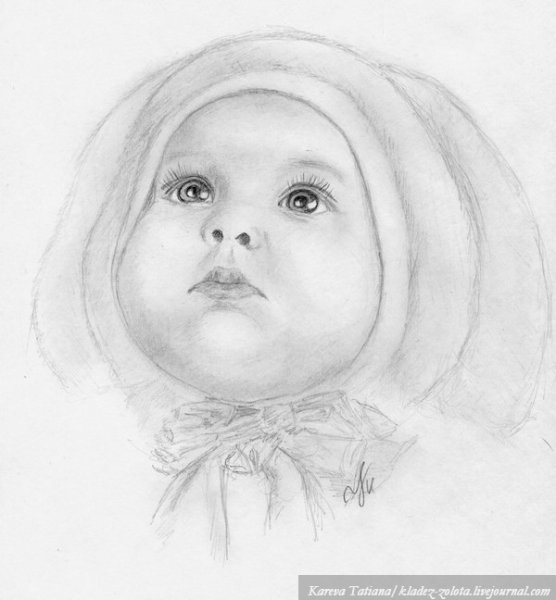 Рисунки для срисовки карандашом для детей