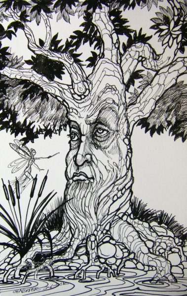 Леший карандашом