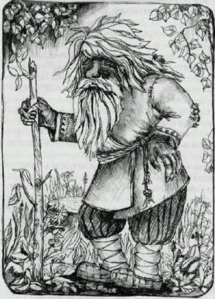 Леший Ведьмак тату