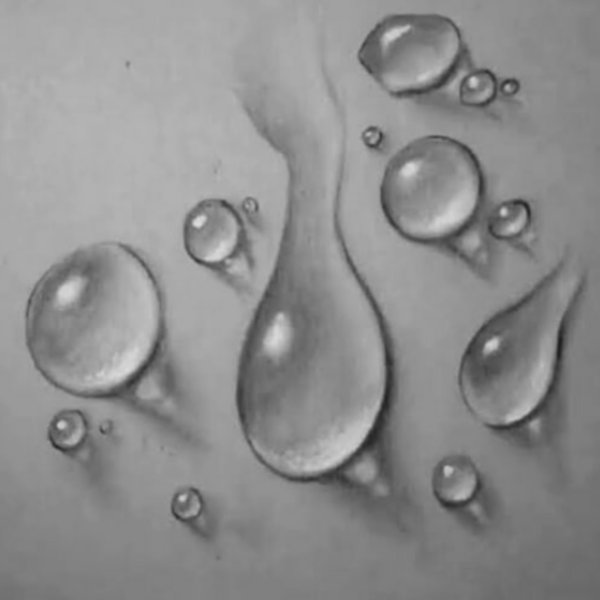 Капелька карандашом