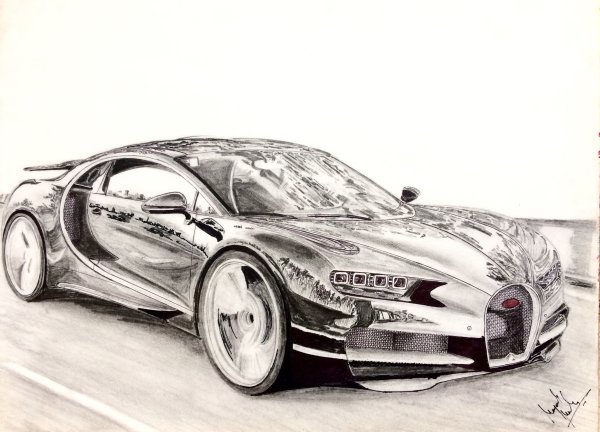 Бугатти ЧИРОН рисунок