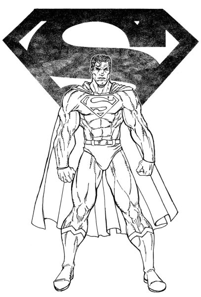 Супермен карандашом