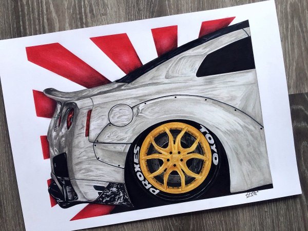 JDM карандашом