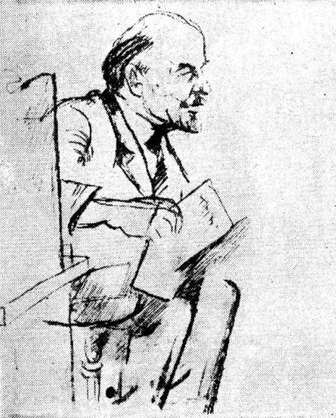 Ленин Владимир Ильич рисунок карандашом
