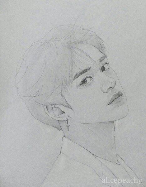 Лукас NCT рисунок