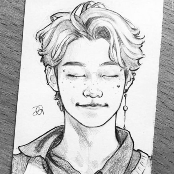 Kpop Stray Kids скетч