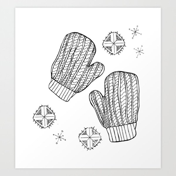 Рисунок для варежек