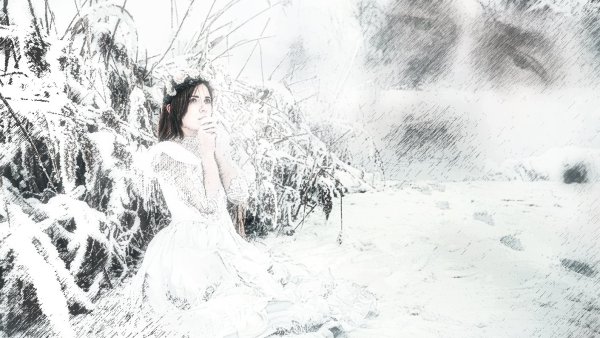 Метель рисунок