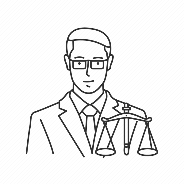 Профессия юрист раскраска