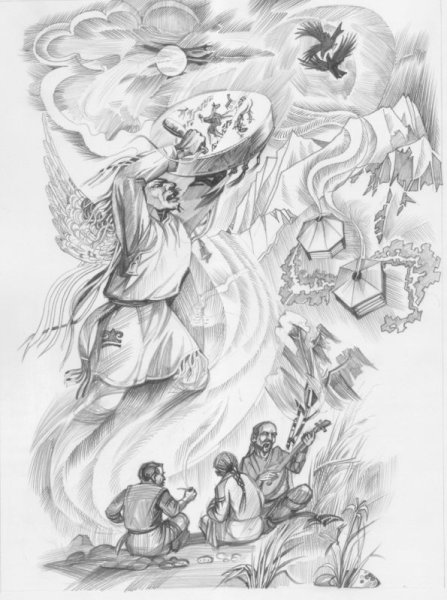 Шаманка рисунок