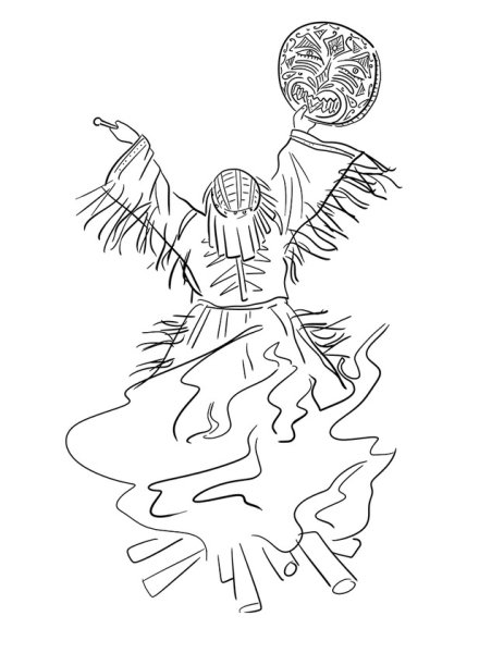 Шаманские тату эскизы