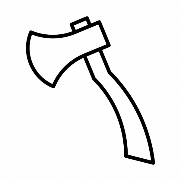 Топор карандашом