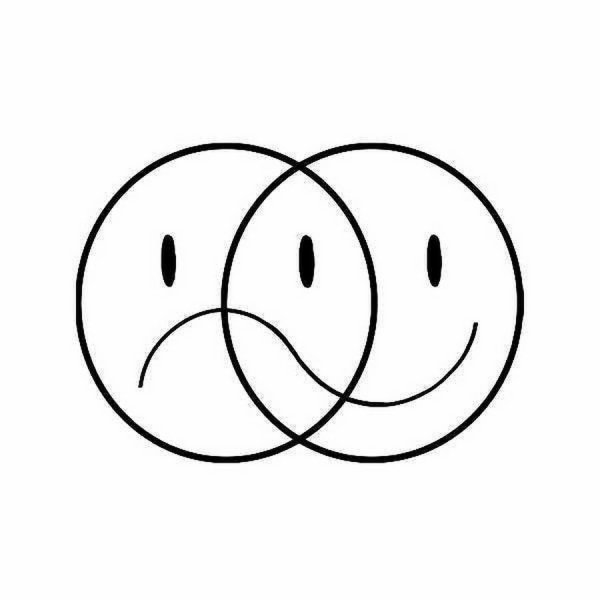 Смайл черно белый